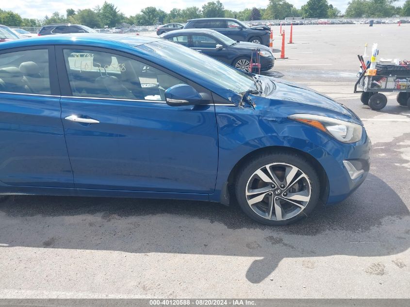 2014 Hyundai Elantra Limited VIN: KMHDH4AE0EU033636 Lot: 40120588