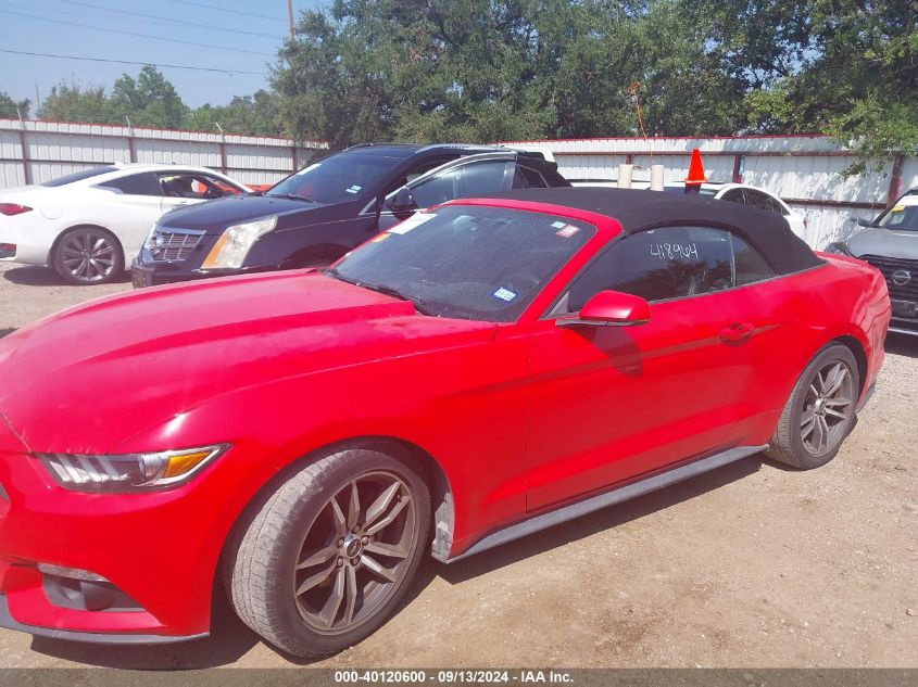 2015 FORD MUSTANG ECOBOOST PREMIUM - 1FATP8UH1F5418964