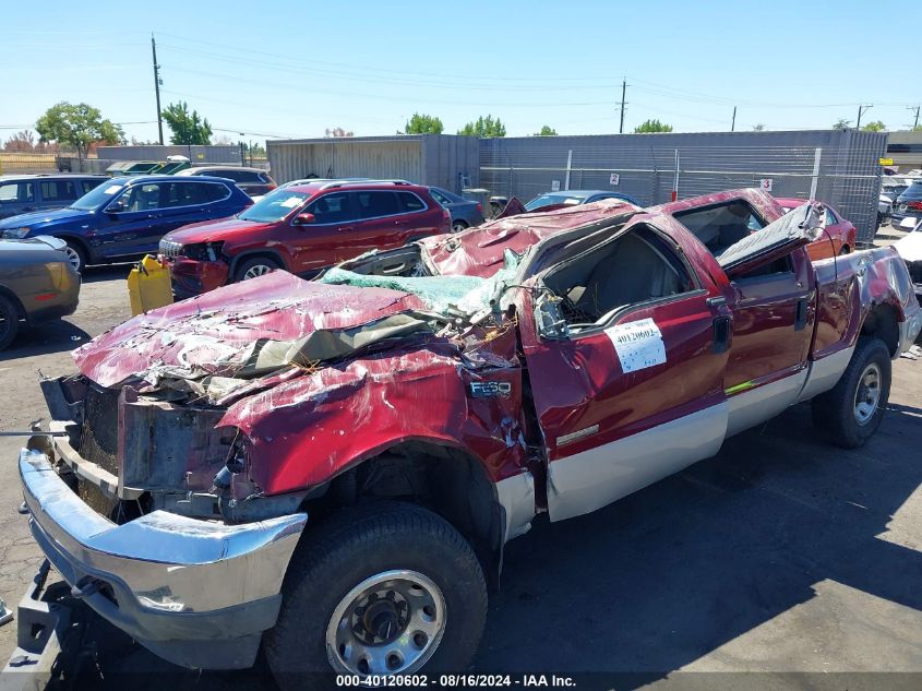 2004 Ford F-250 Lariat/Xl/Xlt VIN: 1FTNW21P94E108084 Lot: 40120602