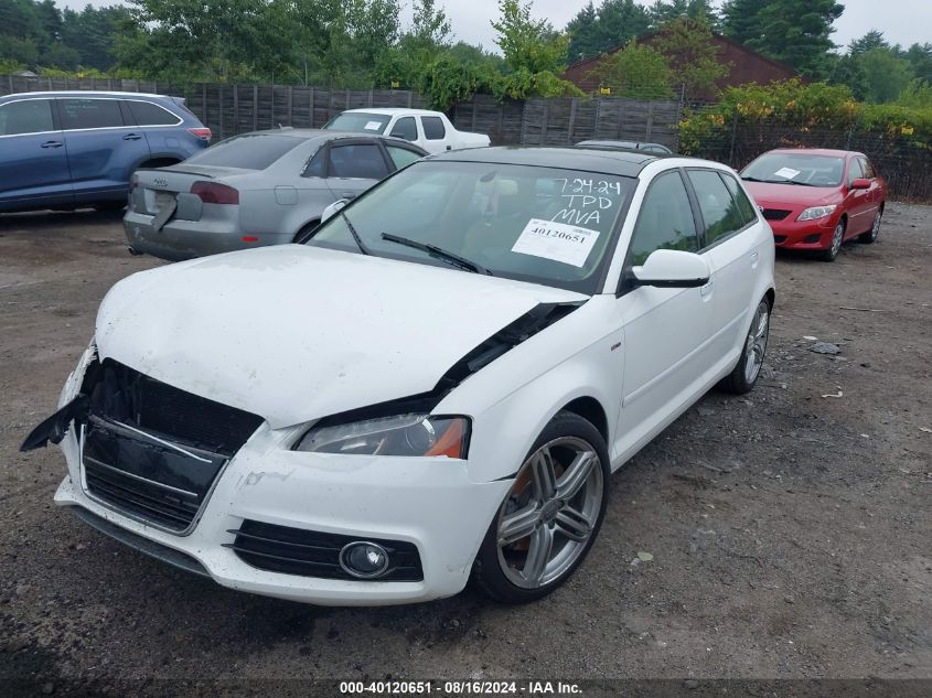 2013 Audi A3 2.0T Premium VIN: WAUMFAFM2DA034065 Lot: 40120651