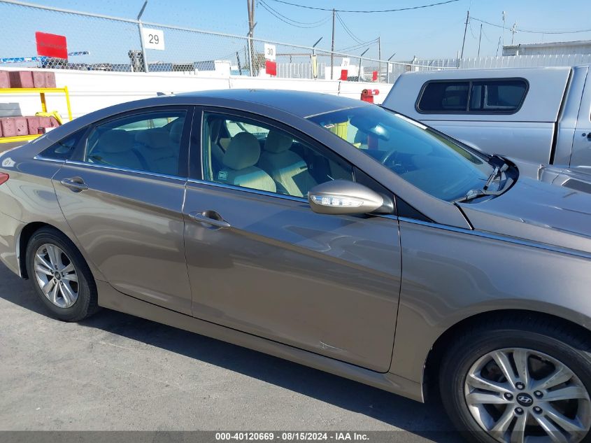 2014 HYUNDAI SONATA GLS - 5NPEB4AC4EH947147