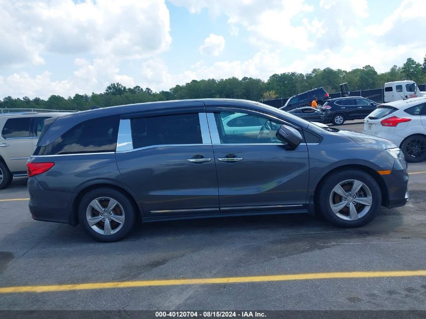 2018 Honda Odyssey Ex-L VIN: 5FNRL6H73JB018563 Lot: 40120704