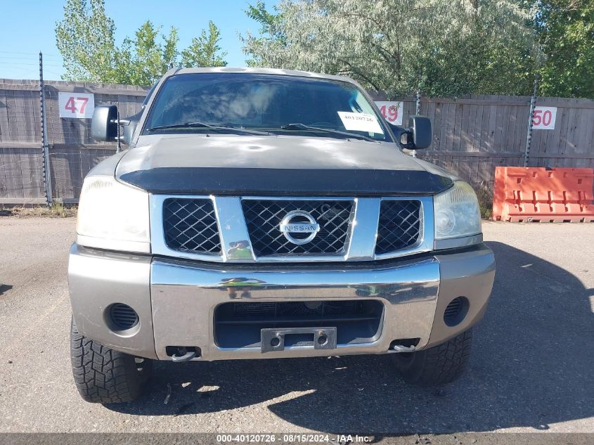 2006 Nissan Titan Se VIN: 1N6AA07B96N518125 Lot: 40120726