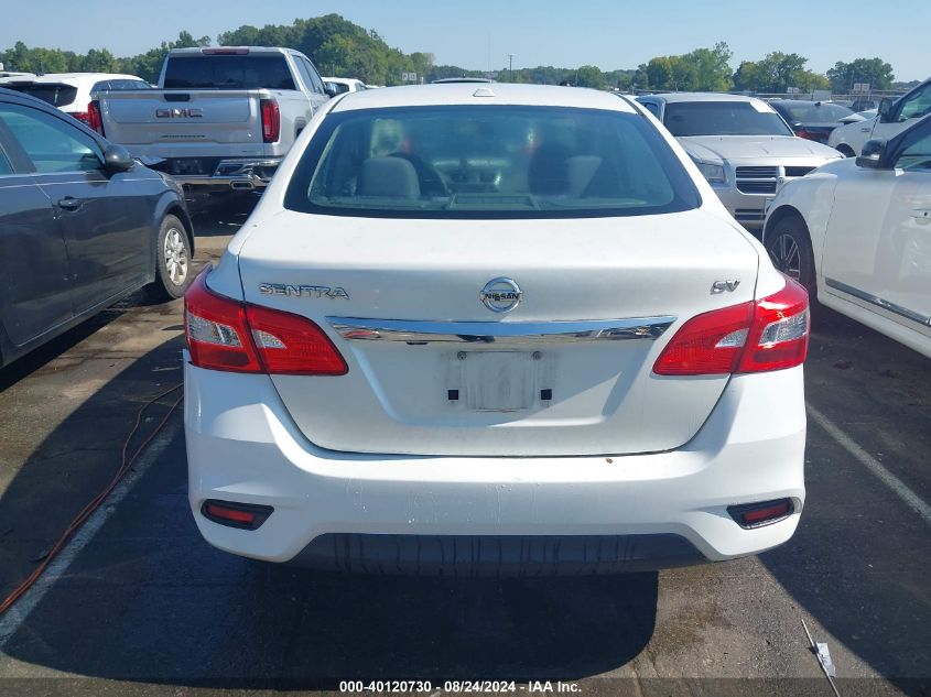 2017 Nissan Sentra Sv VIN: 3N1AB7AP3HY401002 Lot: 40120730