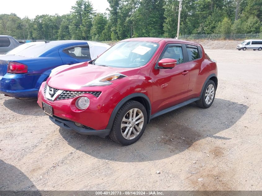 2015 Nissan Juke Sl VIN: JN8AF5MR2FT508085 Lot: 40120773