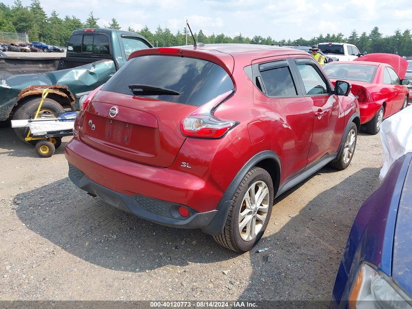 2015 Nissan Juke Sl VIN: JN8AF5MR2FT508085 Lot: 40120773