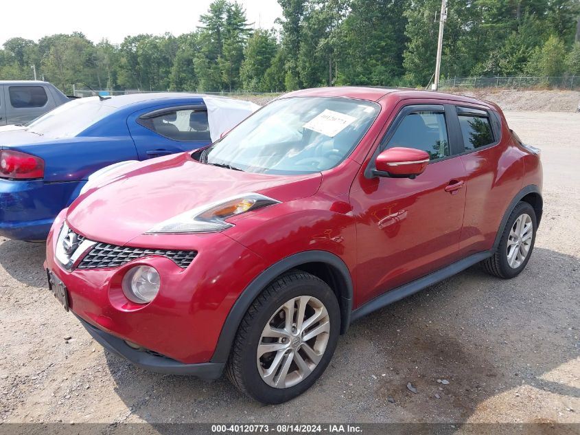 2015 Nissan Juke Sl VIN: JN8AF5MR2FT508085 Lot: 40120773