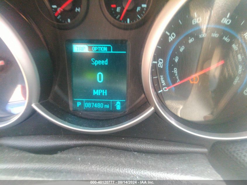 2014 Chevrolet Cruze 1Lt Auto VIN: 1G1PC5SB1E7129597 Lot: 40120777