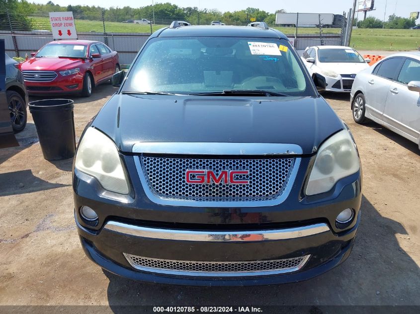 2012 GMC Acadia Denali VIN: 1GKKRTED2CJ365648 Lot: 40120785