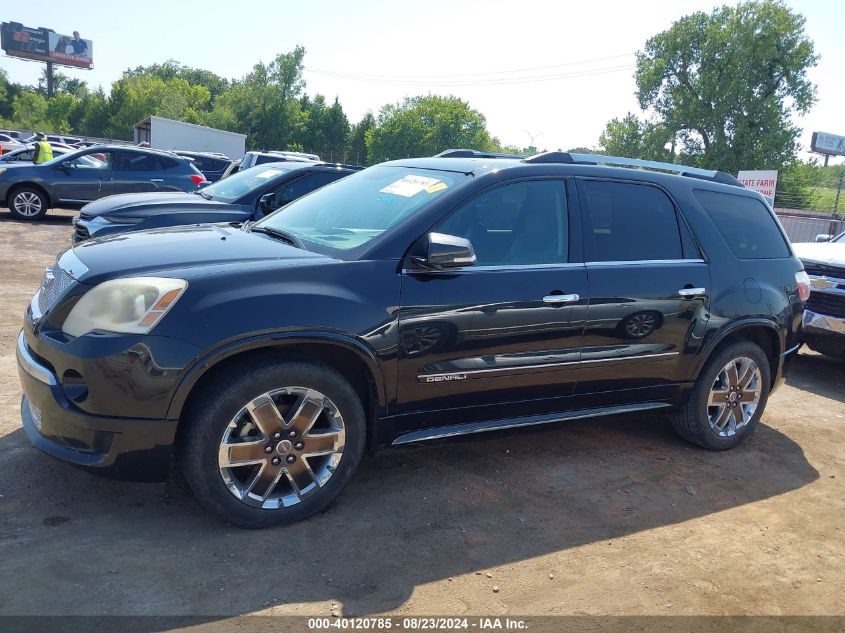 2012 GMC Acadia Denali VIN: 1GKKRTED2CJ365648 Lot: 40120785