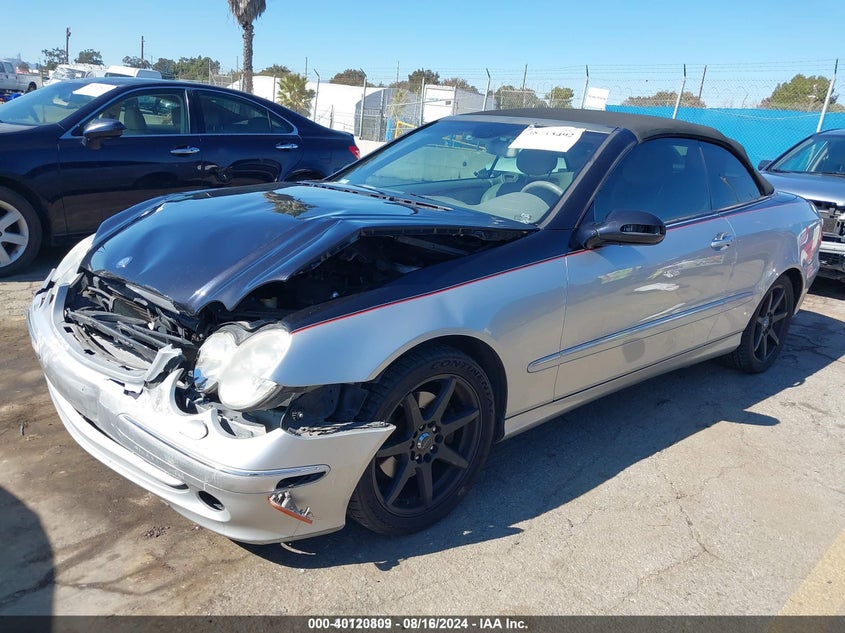 2004 Mercedes-Benz Clk 320 VIN: WDBTK65G64T017484 Lot: 40120809