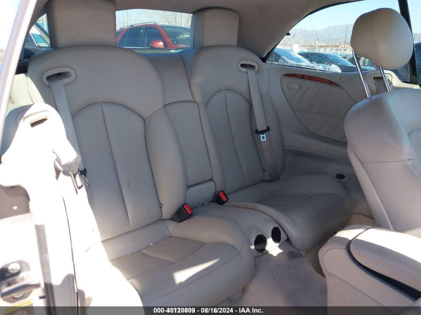 2004 Mercedes-Benz Clk 320 VIN: WDBTK65G64T017484 Lot: 40120809