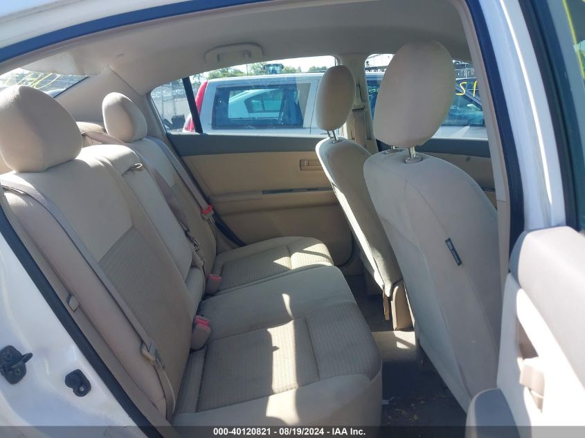 2008 Nissan Sentra 2.0 VIN: 3N1AB61E98L754172 Lot: 40120821