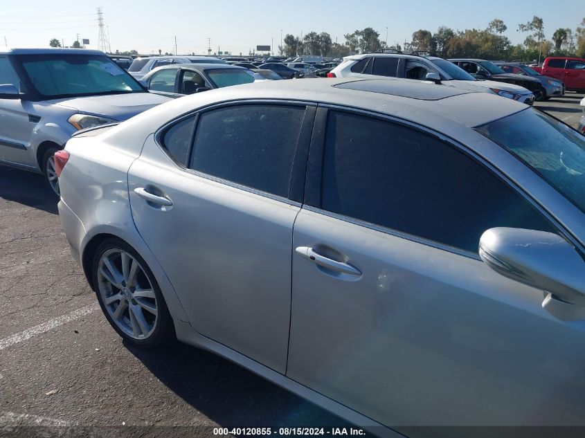 2009 Lexus Is 250 250 VIN: JTHBK262092089558 Lot: 40120855