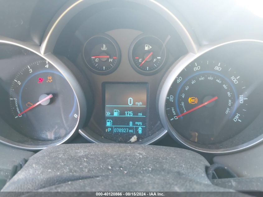 2012 Chevrolet Cruze Ls VIN: 1G1PC5SH6C7179803 Lot: 40120866