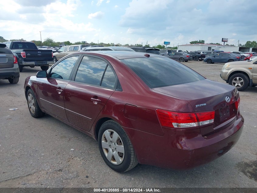 2008 Hyundai Sonata Gls VIN: 5NPET46C08H387959 Lot: 40120885