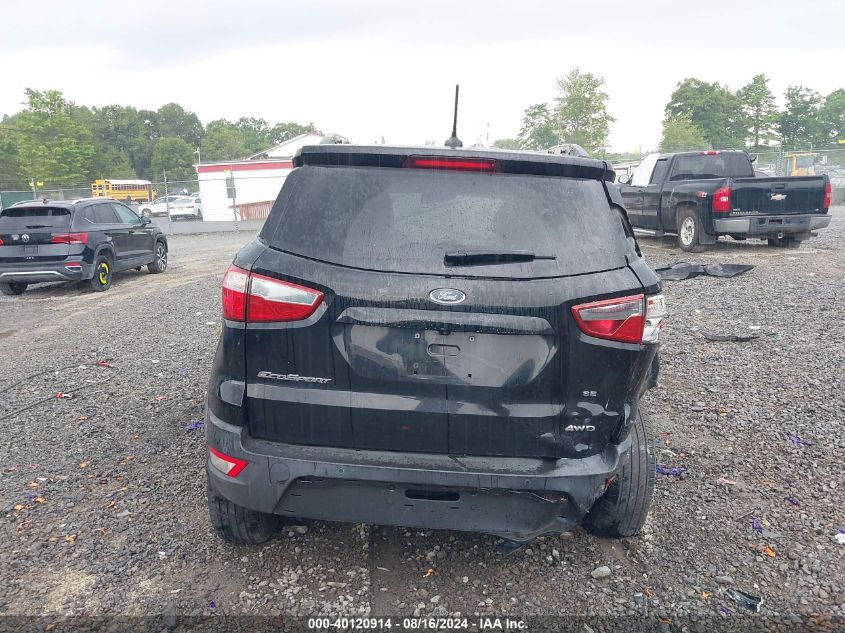 2018 Ford Ecosport Se VIN: MAJ6P1UL2JC182581 Lot: 40120914