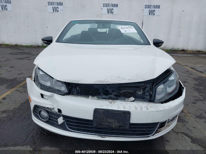 2013 Volkswagen Eos Sport VIN: WVWBW8AH7DV005974 Lot: 40120939