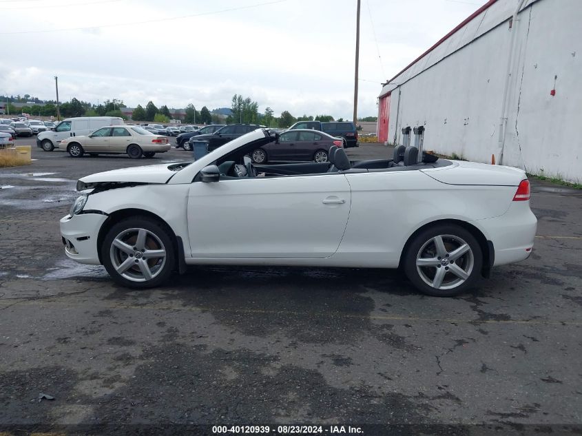 2013 Volkswagen Eos Sport VIN: WVWBW8AH7DV005974 Lot: 40120939