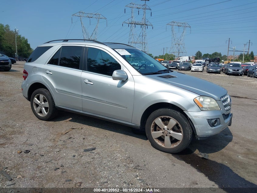 2010 Mercedes-Benz Ml 350 4Matic VIN: 4JGBB8GB0AA604096 Lot: 40120952