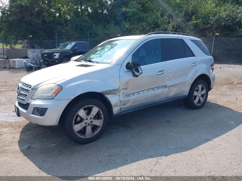 2010 Mercedes-Benz Ml 350 4Matic VIN: 4JGBB8GB0AA604096 Lot: 40120952