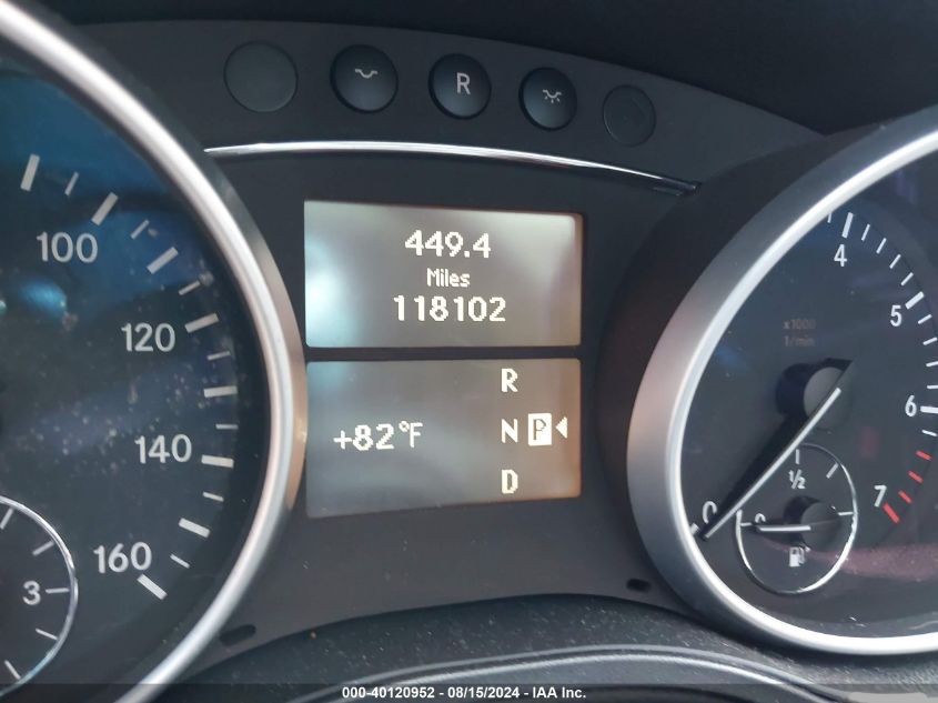 2010 Mercedes-Benz Ml 350 4Matic VIN: 4JGBB8GB0AA604096 Lot: 40120952