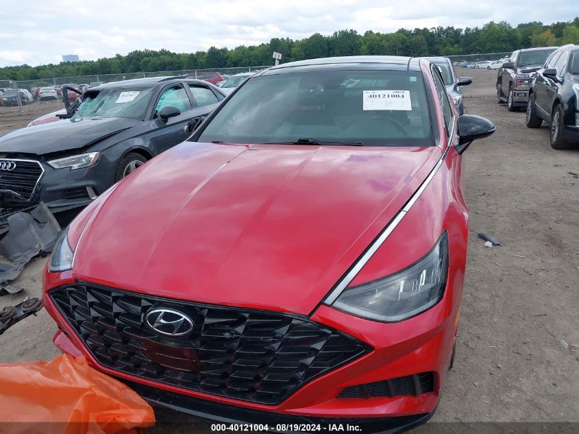 2022 Hyundai Sonata Sel Plus VIN: 5NPEJ4J23NH142041 Lot: 40121004