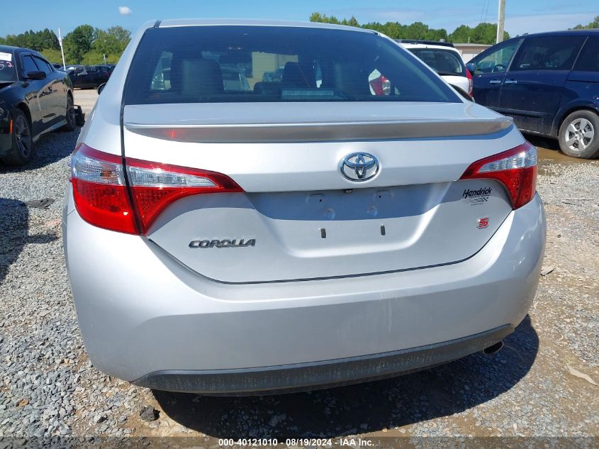 2015 Toyota Corolla S VIN: 2T1BURHE7FC311022 Lot: 40121010