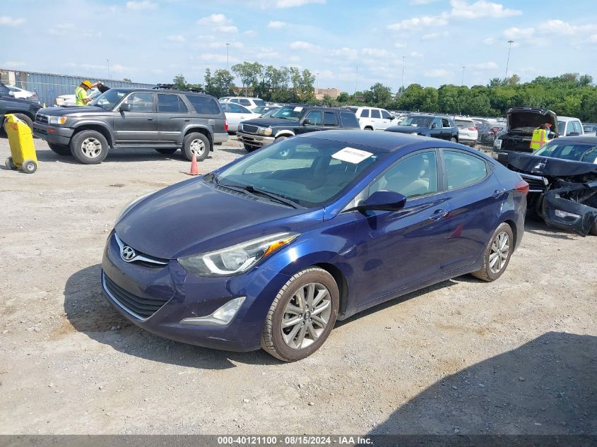 2014 Hyundai Elantra Se VIN: 5NPDH4AE2EH511358 Lot: 40121100