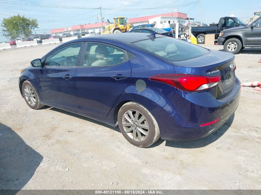 2014 Hyundai Elantra Se VIN: 5NPDH4AE2EH511358 Lot: 40121100