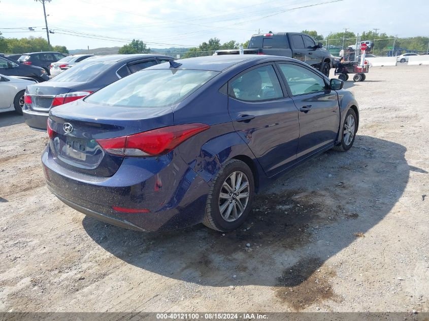 2014 Hyundai Elantra Se VIN: 5NPDH4AE2EH511358 Lot: 40121100