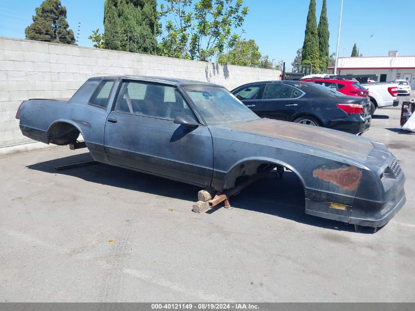 1987 Chevrolet Monte Carlo VIN: 1G1GZ11G0HR120533 Lot: 40121149