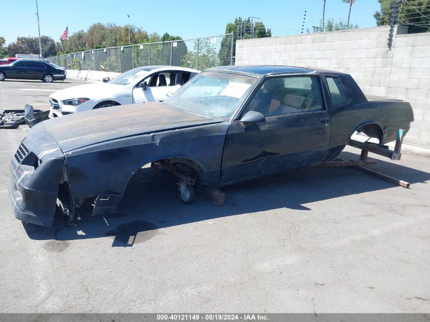 1987 Chevrolet Monte Carlo VIN: 1G1GZ11G0HR120533 Lot: 40121149