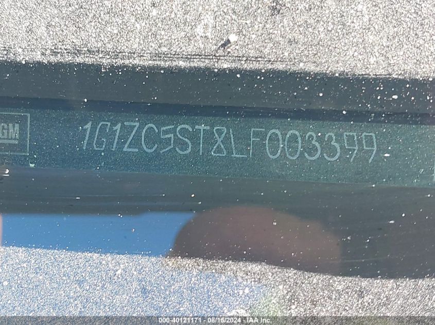 VIN 1G1ZC5ST8LF003399 2020 CHEVROLET MALIBU FWD 1FL