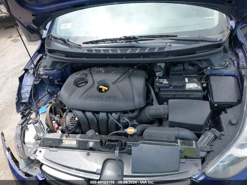 2012 Hyundai Elantra Gls VIN: 5NPDH4AE3CH098279 Lot: 40121178