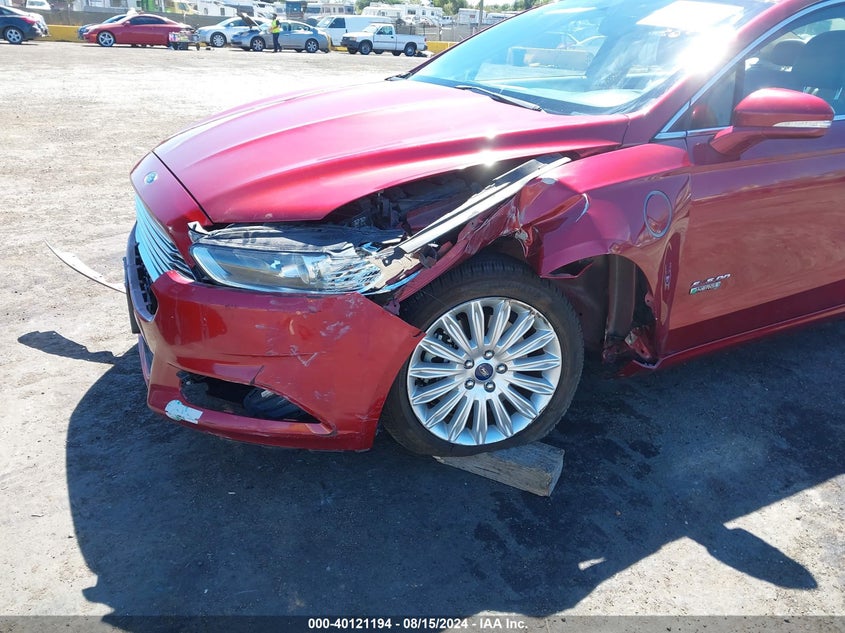 2014 Ford Fusion Energi Se Luxury VIN: 3FA6P0PU5ER164615 Lot: 40121194