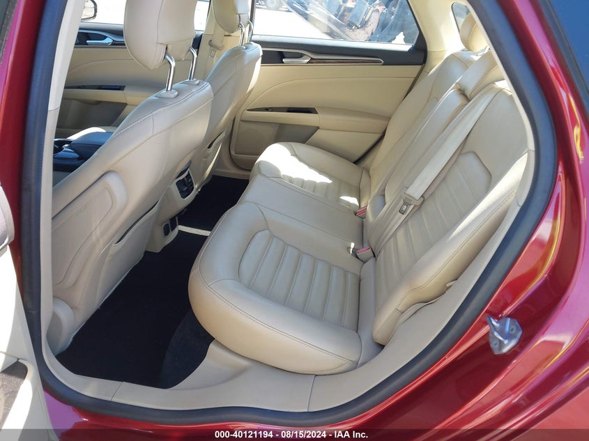 2014 Ford Fusion Energi Se Luxury VIN: 3FA6P0PU5ER164615 Lot: 40121194