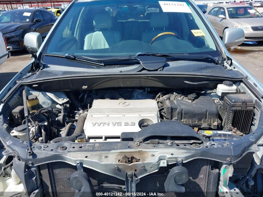 2005 Lexus Rx 330 VIN: 2T2HA31U05C081478 Lot: 40121242