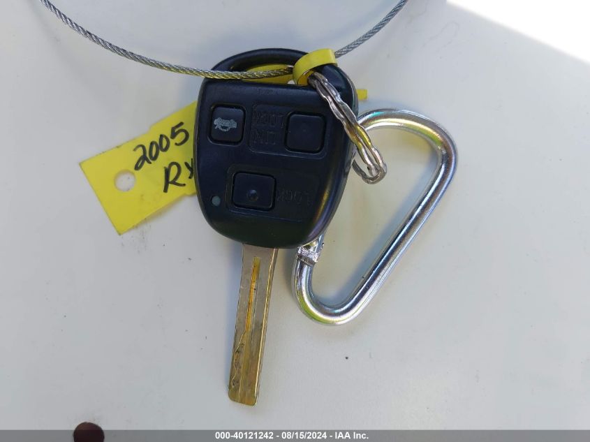 2005 Lexus Rx 330 VIN: 2T2HA31U05C081478 Lot: 40121242