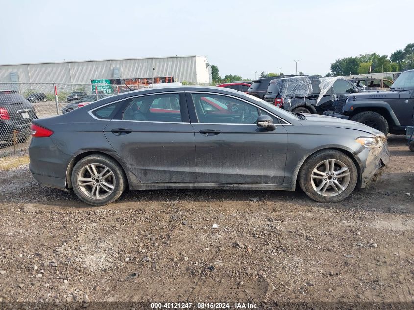 2018 Ford Fusion Se VIN: 3FA6P0HD2JR245239 Lot: 40121247