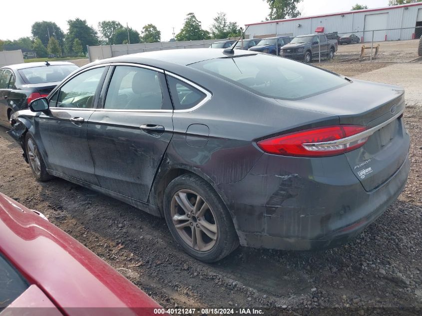 2018 Ford Fusion Se VIN: 3FA6P0HD2JR245239 Lot: 40121247