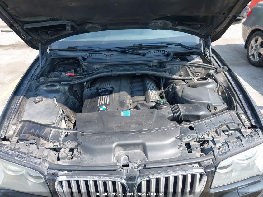 2009 BMW X3 xDrive30I VIN: WBXPC93499WJ26945 Lot: 40121257