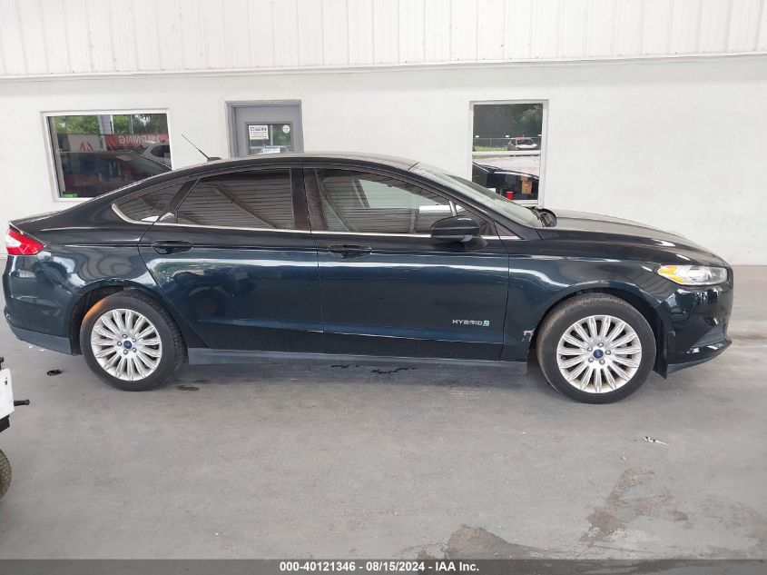 2014 Ford Fusion S Hybrid VIN: 3FA6P0UU7ER359961 Lot: 40121346