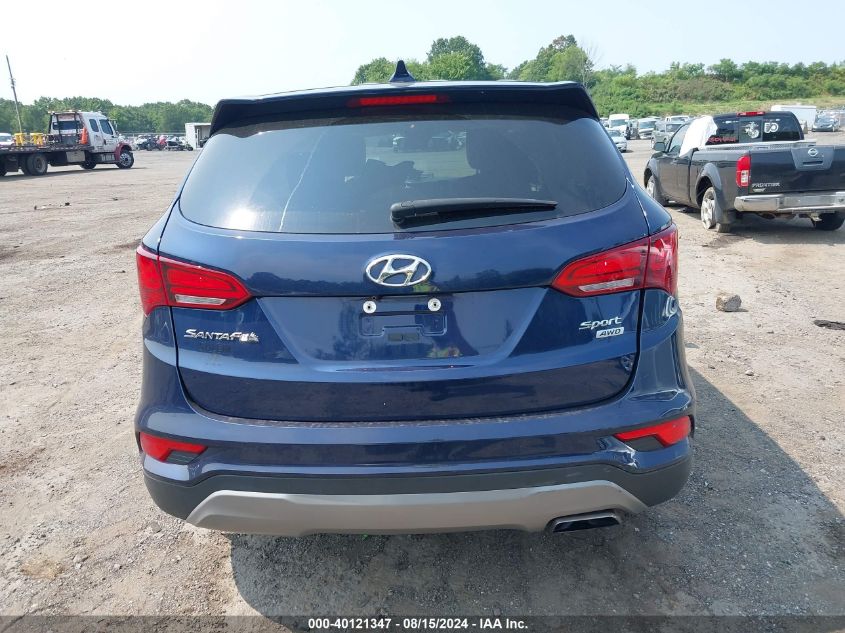 2017 Hyundai Santa Fe Sport 2.4L VIN: 5XYZTDLB8HG456806 Lot: 40121347