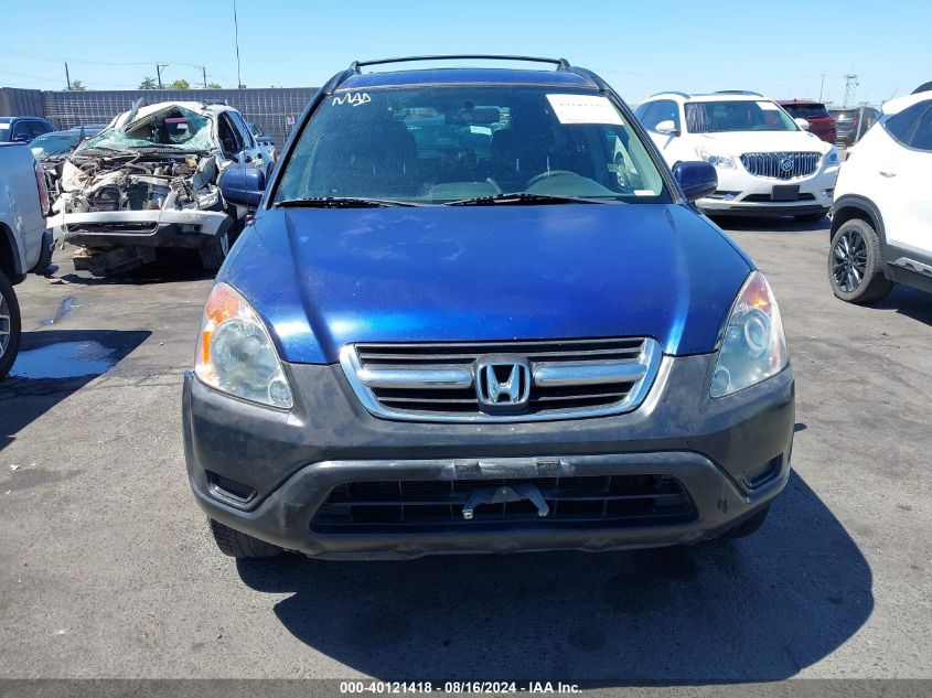 2002 Honda Cr-V Ex VIN: JHLRD78802C084257 Lot: 40121418