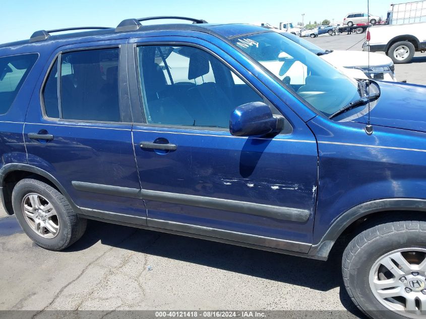 2002 Honda Cr-V Ex VIN: JHLRD78802C084257 Lot: 40121418