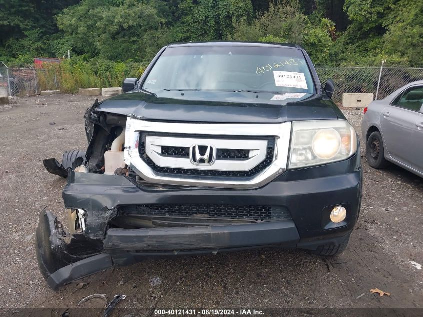 2010 Honda Pilot Touring VIN: 5FNYF4H96AB010093 Lot: 40121431