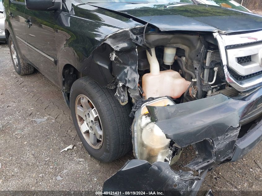 2010 Honda Pilot Touring VIN: 5FNYF4H96AB010093 Lot: 40121431