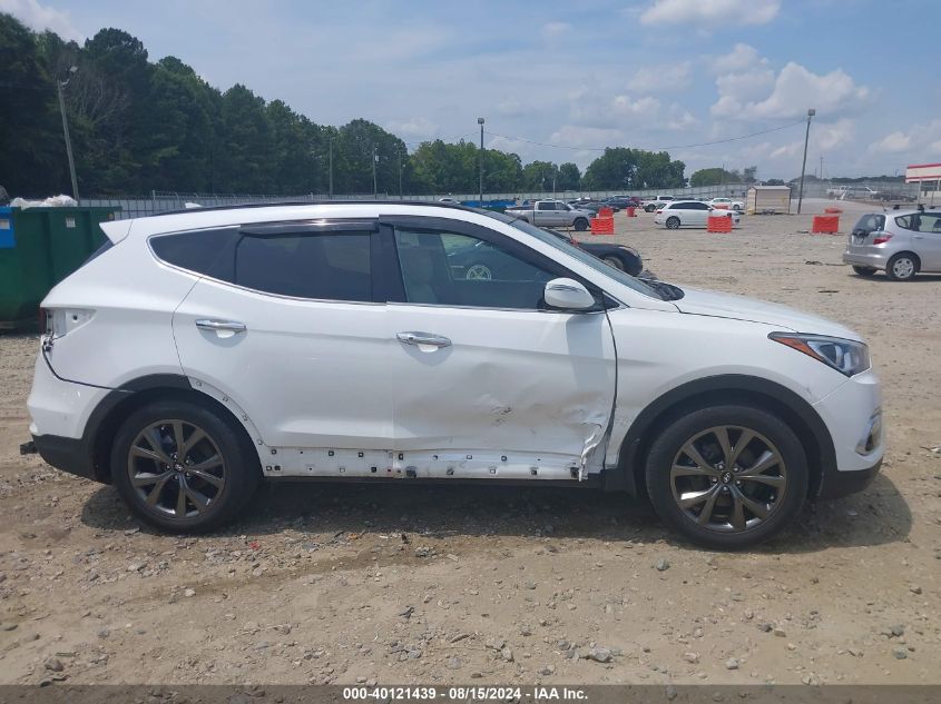 2017 Hyundai Santa Fe Sport 2.0T Ultimate VIN: 5XYZW4LA7HG491237 Lot: 40121439