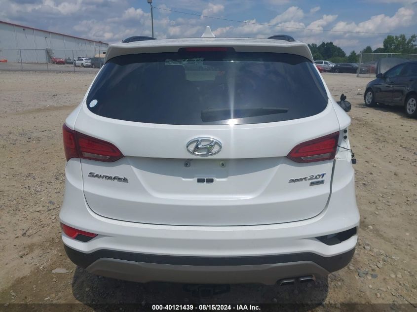 2017 Hyundai Santa Fe Sport 2.0T Ultimate VIN: 5XYZW4LA7HG491237 Lot: 40121439